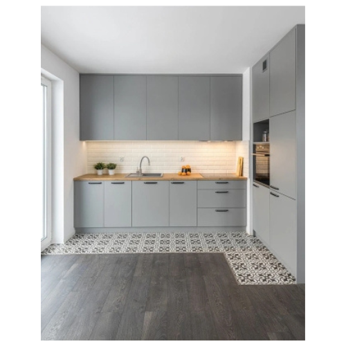 Flat panel High gloss kitchen cabinets-Morden cabinets-Wood kitchen