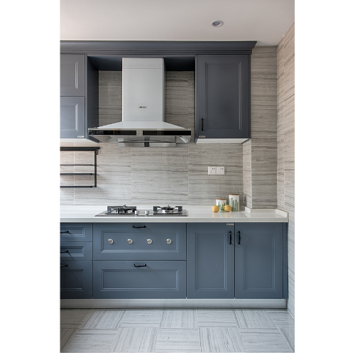 Moden Grey Kitchen Cabinets-Fully custom cabinets sizes