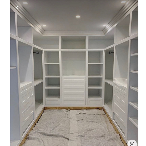 Closets-Customizable space for clothing and accessories, built-in shelving, and hanging space